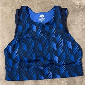 New Balance Navy and Blue Sports Bra